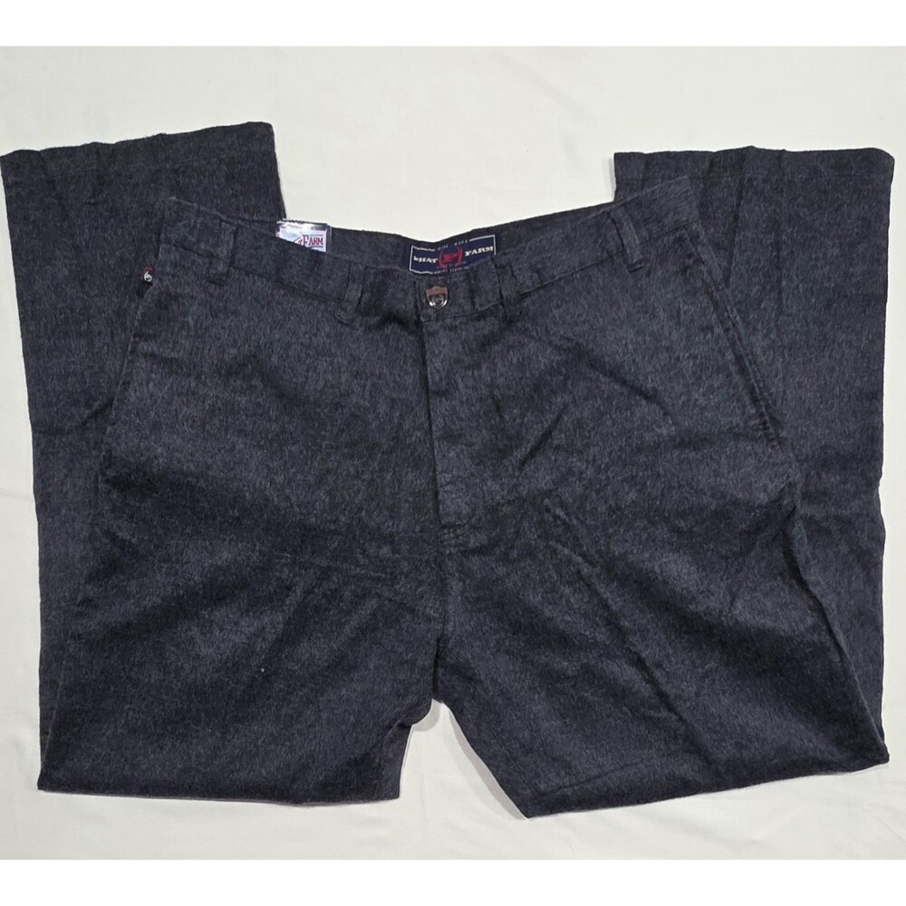 Phat Farm Men's Pants 38x33 NWT Charcoal Gray Rayon Blend Hip Hop Vintage Y2K